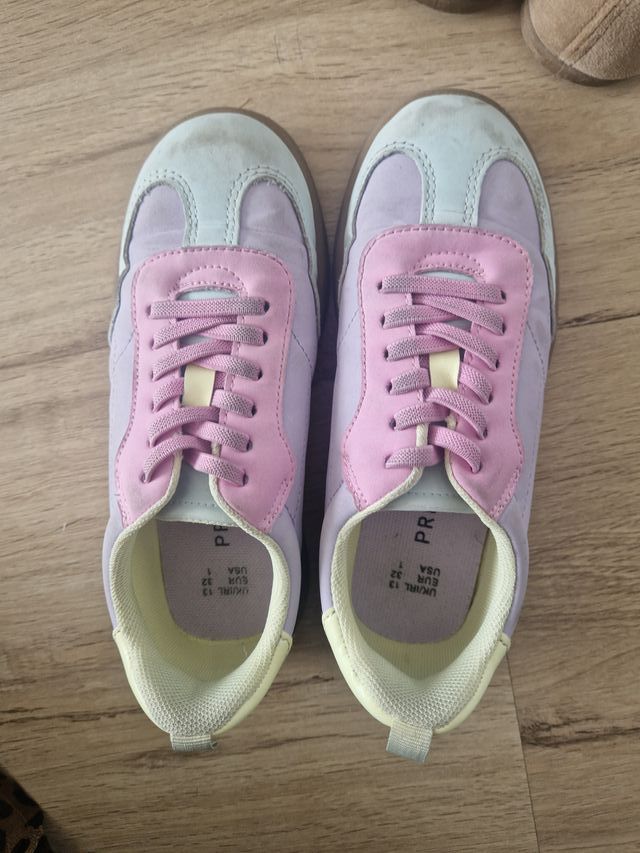 Lote Merceditas T.32-33 (Gris, Beige, Azul)