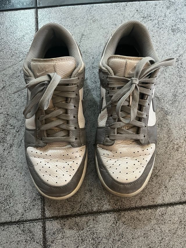 Zapatillas Nike Dunk Gris y Blanco