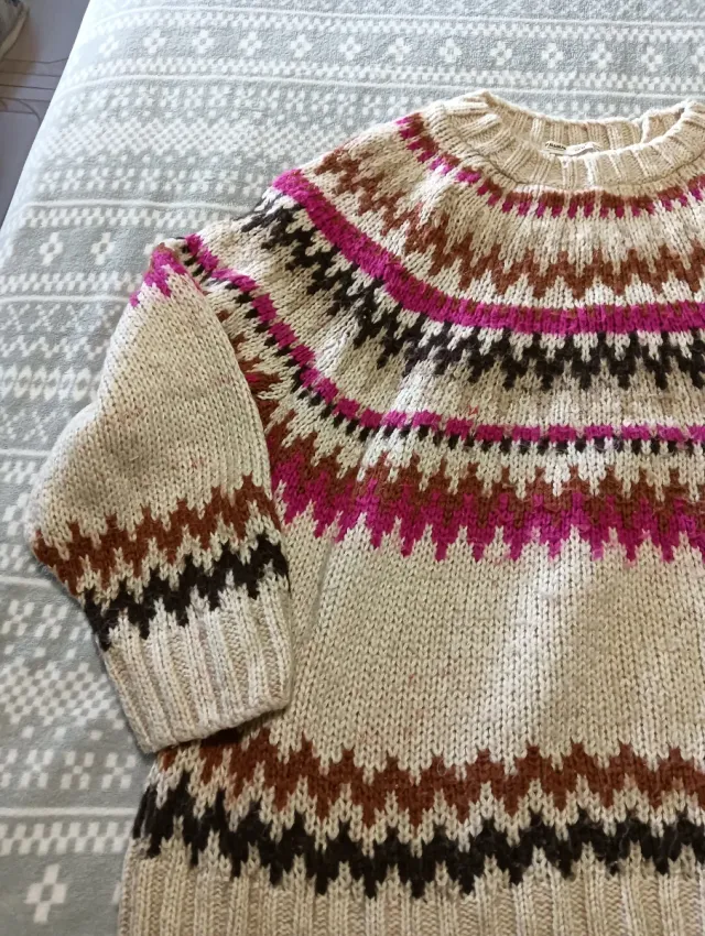 Jersey de punto con estampado Fair Isle