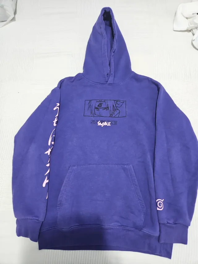Sudadera Naruto Sasuke Morada