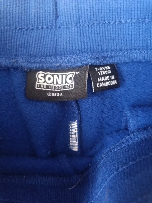 Pantalón chándal Sonic azul