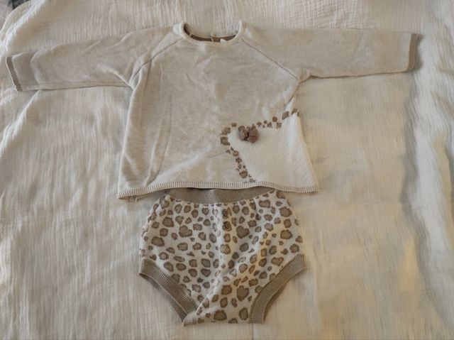 Conjunto punto Mayoral bebé niña 6-9m