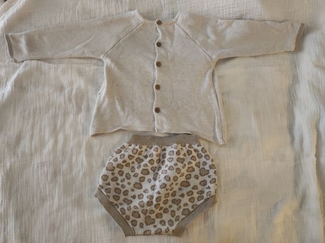 Conjunto punto Mayoral bebé niña 6-9m