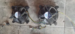 Lote Componentes PC y Gabinete Transparente