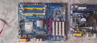 Lote Componentes PC y Gabinete Transparente