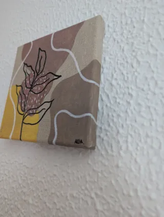 Mini Lienzo Decorativo Hecho a Mano