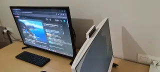 Ordenador HP All-in-One 21 Plata/Blanco