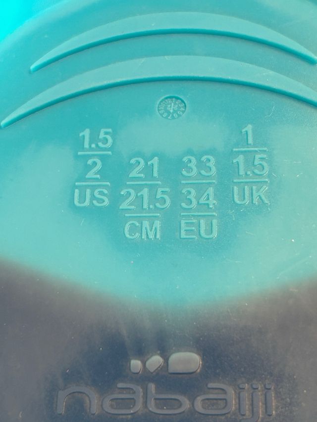 Aletas de natación para niños Nabaiji