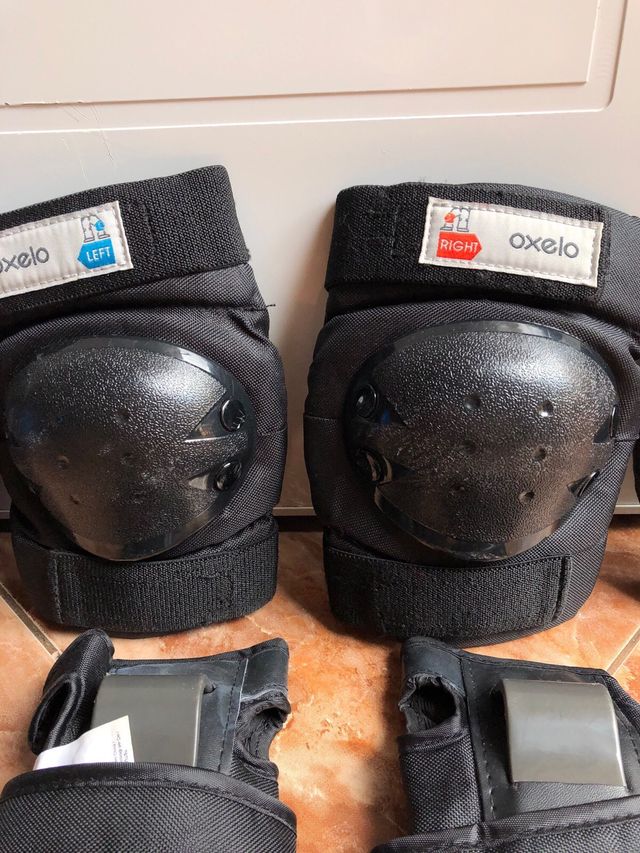 Casco y protecciones Oxelo Talla S