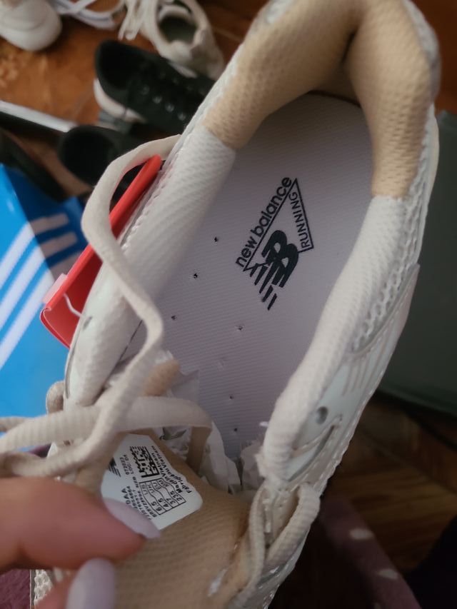 New Balance Sapatilhas Bege/Branco