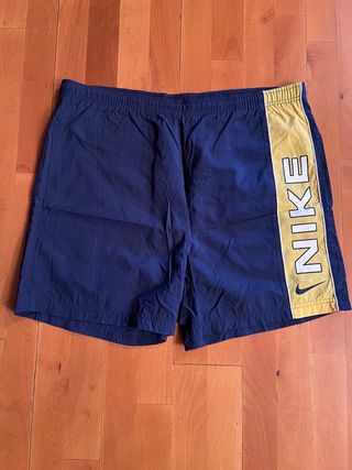 Bañador Nike azul y amarillo