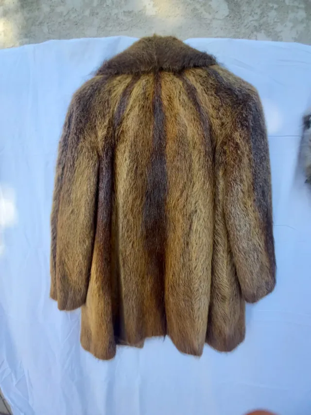 Cappotto in pelliccia di bisonte