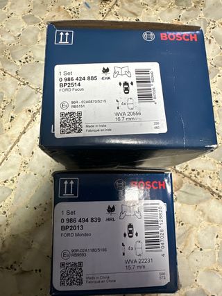 Pastillas Freno Bosch Ford Focus 2018