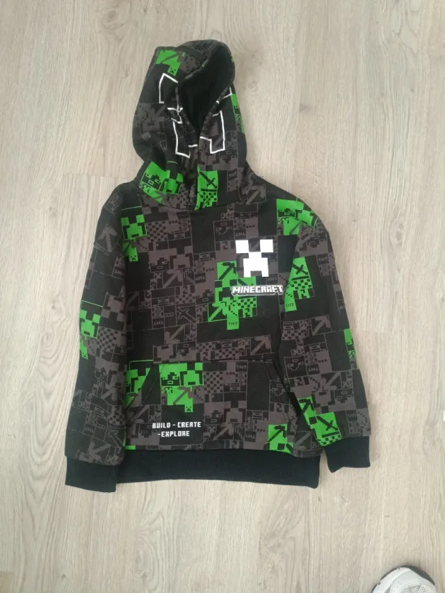 Sudadera Minecraft Creeper Talla 7/8 años