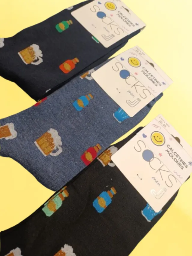 Meias Molines Meias Garrafa de Cerveja