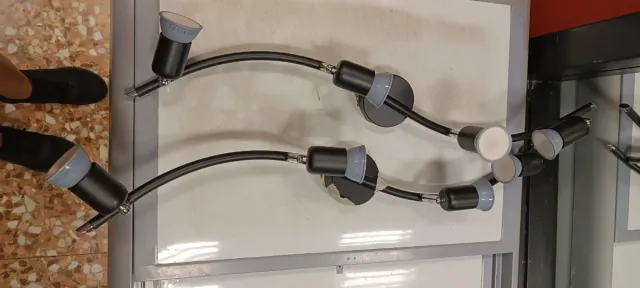 Lampada Faretti Nera e Grigia