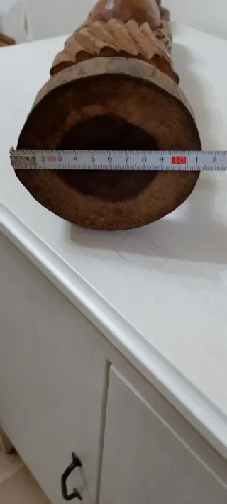 Escultura africana madera vintage