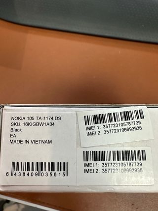 Nokia 105-2019 Dual Sim Black (TA-1174)#035615