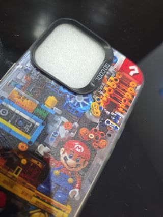 Funda iPhone 13 Pro Gamer Mario Lego