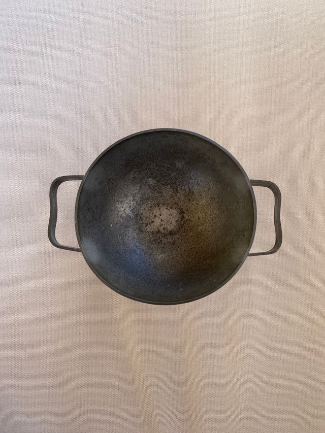 Ciotola e piatto in peltro epoca vittoriana 1860