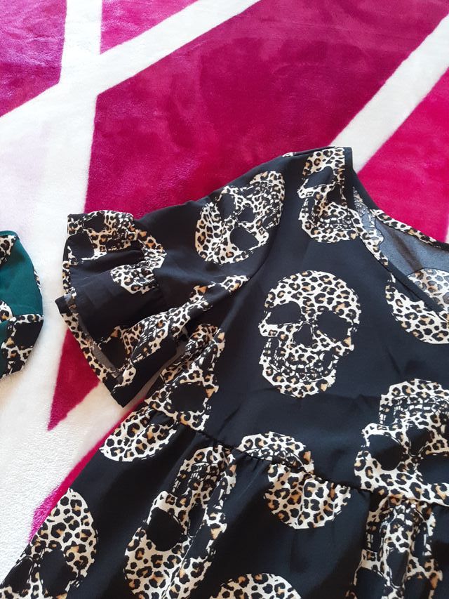 Pack 2 Vestidos Calavera Animal Print