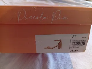 Sandalias beige talla 37