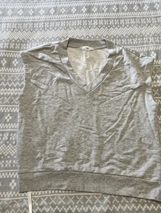 Chaleco Mango Gris Talla s