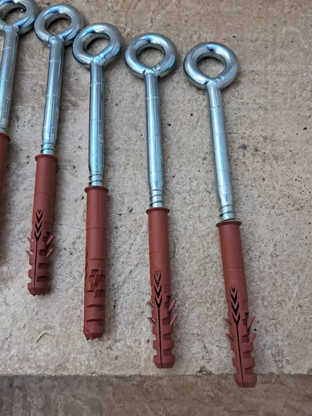 7 + 6 Ganchos sujeción andamios con Taco para segu