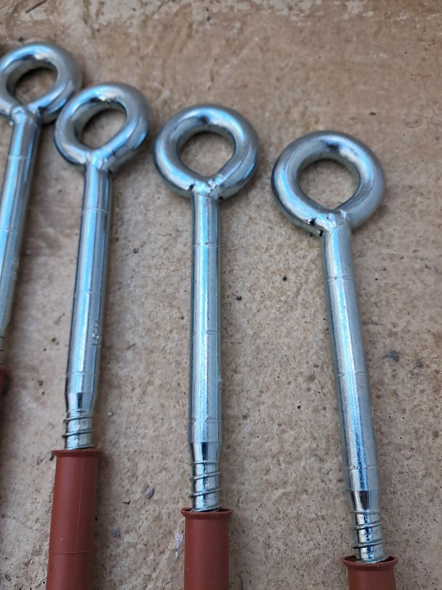 7 + 6 Ganchos sujeción andamios con Taco para segu