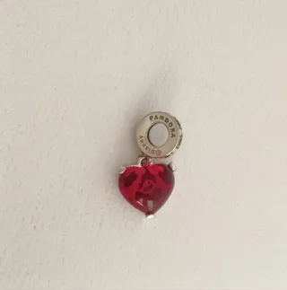 Charm Corazón Rojo Mickey y Minnie Disney