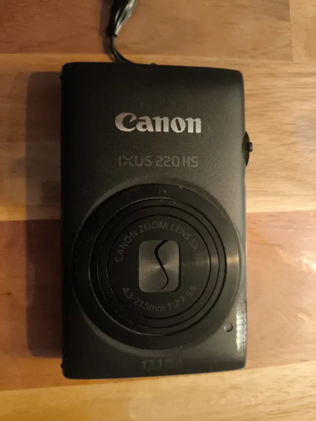 Canon Ixus 220 HS Cámara Digital Negra