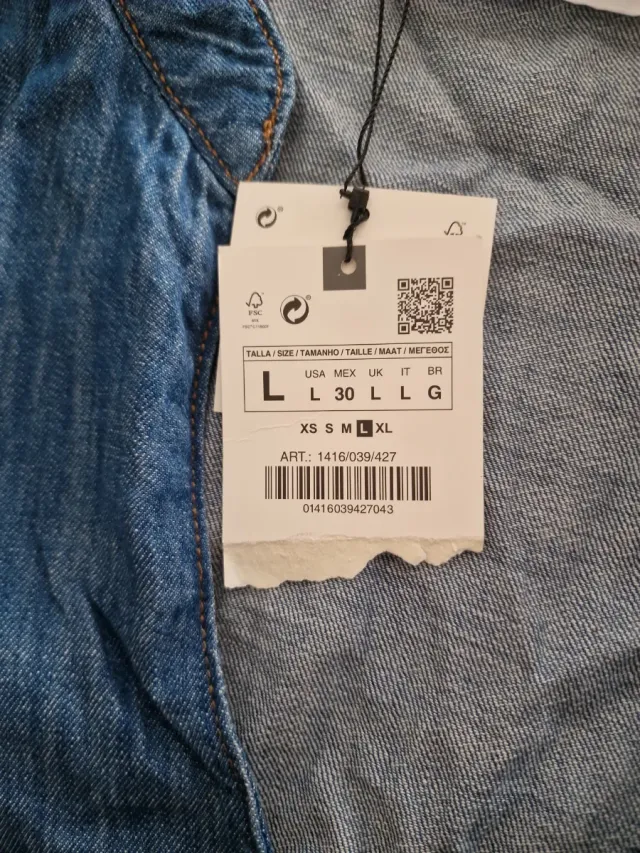 Vestido vaquero Zara