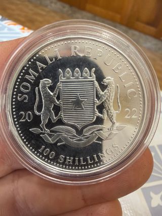 Onza de Plata Elefante Africano