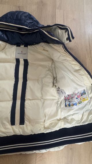 Anorac Moncler Plumas Azul Noche