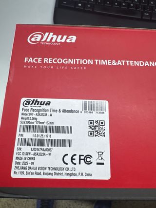 Terminal Control Accesos Dahua DHI-ASA3223A-W