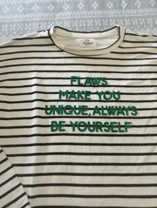 Camiseta Pull&Bear rayas S
