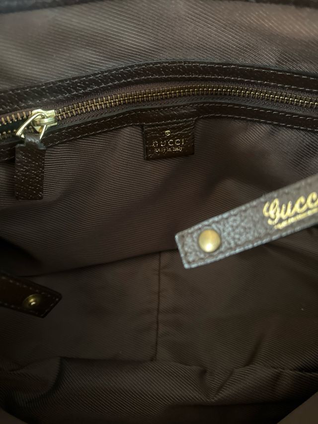 Bolso Gucci Beige y Marrón vintage