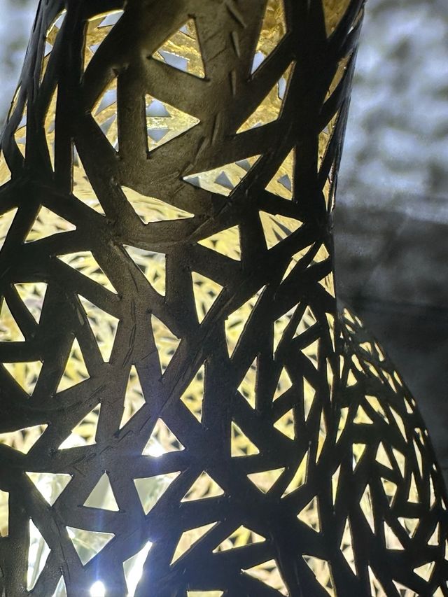 Lampada in rame fatta a mano