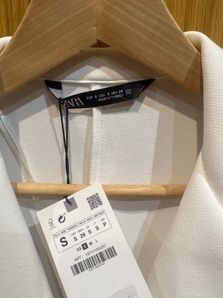 Mono Corto Blanco Zara Talla S
