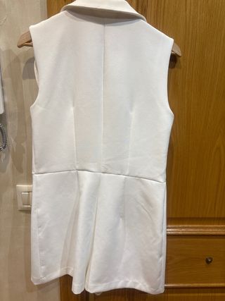 Mono Corto Blanco Zara Talla S