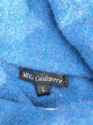 Jersey lana y cachemira azul