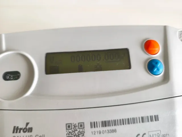 #212 Contador Gas Itron Gallus Cell Digital Nuevo