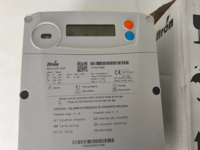 #212 Contador Gas Itron Gallus Cell Digital Nuevo