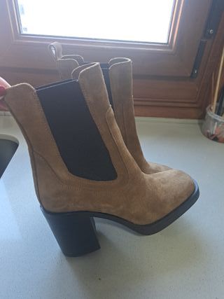 Botines Zara Ante Talla 37