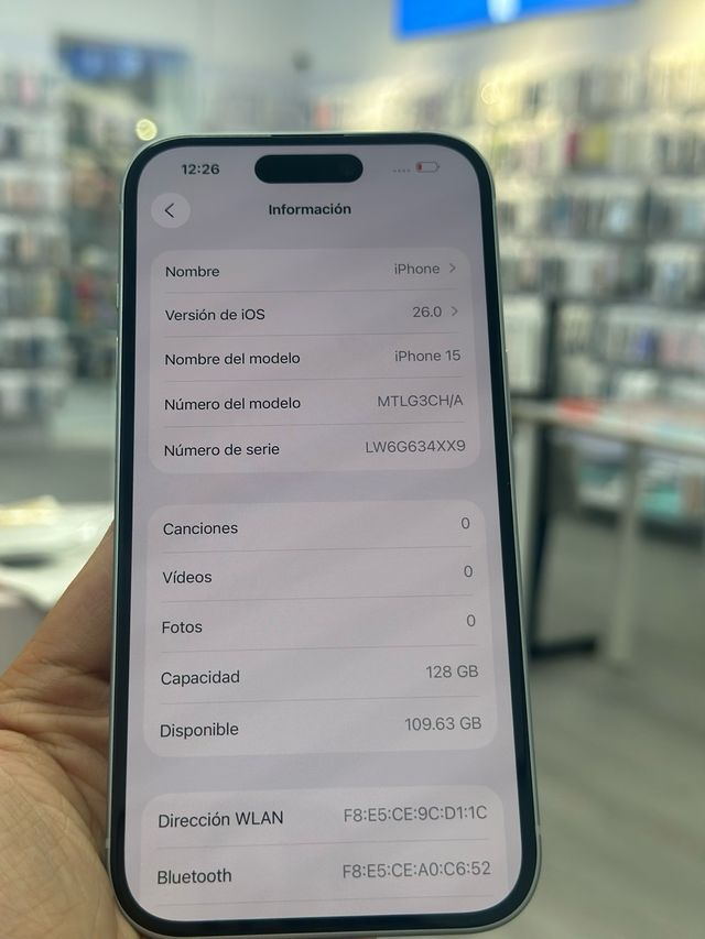 iPhone 15 128GB impecable