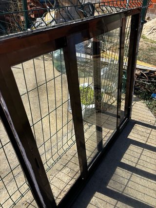 Ventana aluminio dos hojas
