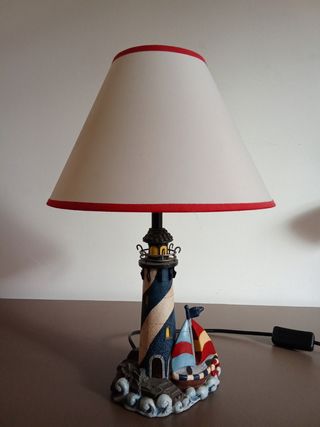 Lámpara infantil faro y barco