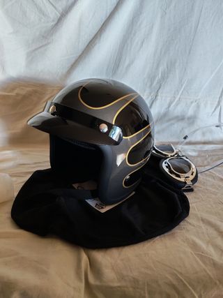 Casco Moto Vintage Homologado