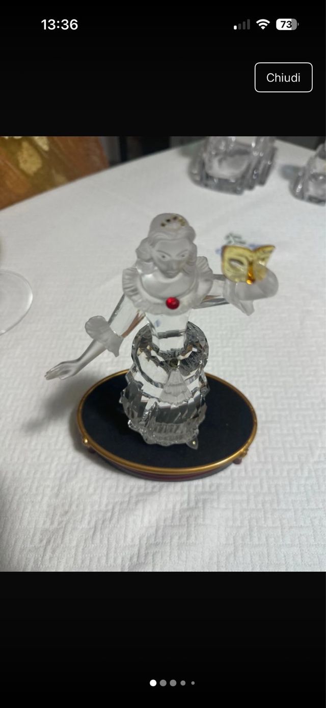 Swarovski colombina da collezione