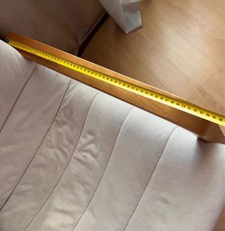 Sillón tela Ikea beige